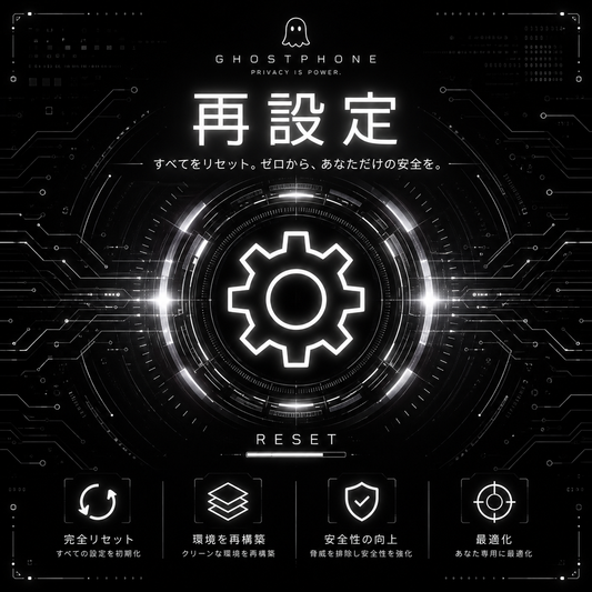 GhostPhone 再設定サービス | 初期化・PIN紛失対応